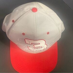 White and Red Baseball Cap